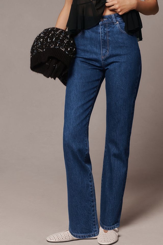Rolla's Dusters High-Rise Straight-Leg Jeans #1