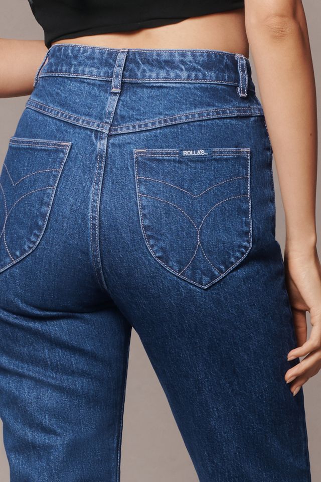 Rolla's Dusters High-Rise Straight-Leg Jeans #3