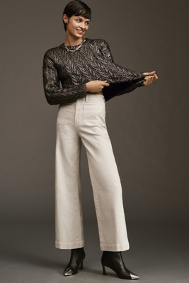 Rolla's Sailor Jean In White
