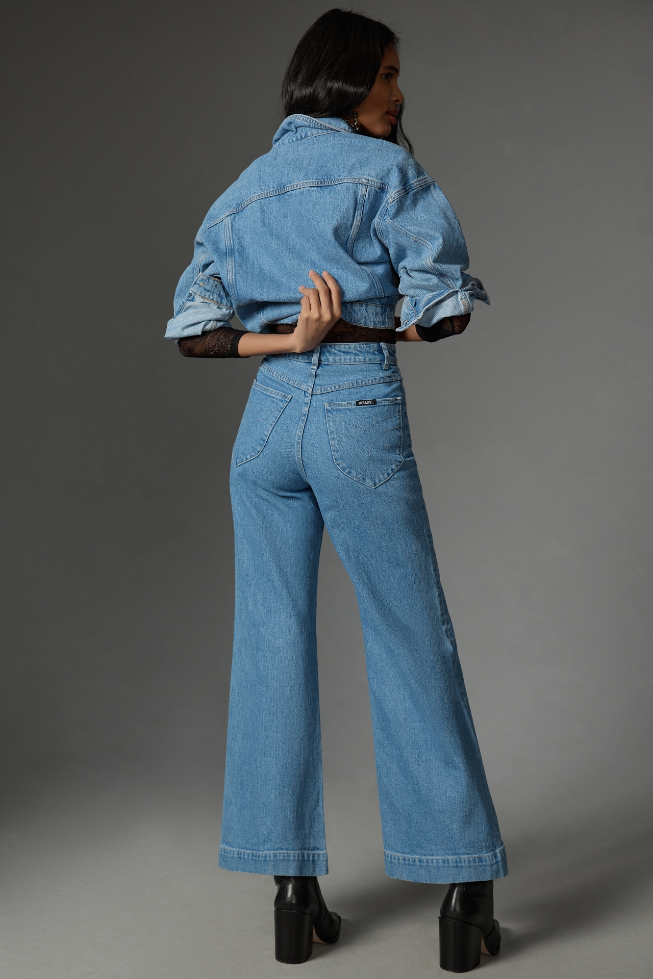 Rolla's Sailor High-Rise Crop Wide-Leg Jeans