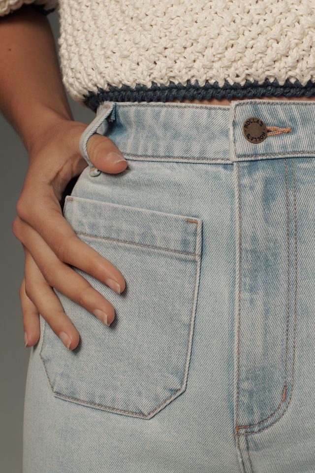 Rolla's Sailor High-Rise Crop Wide-Leg Jeans #2