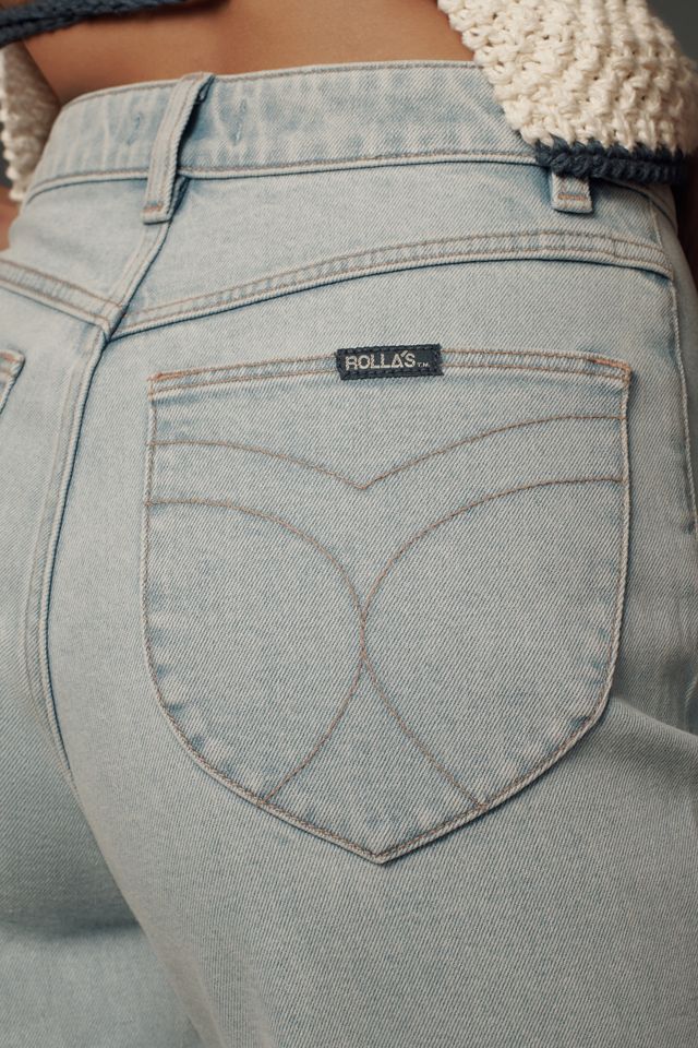 Rolla's Sailor High-Rise Crop Wide-Leg Jeans #4