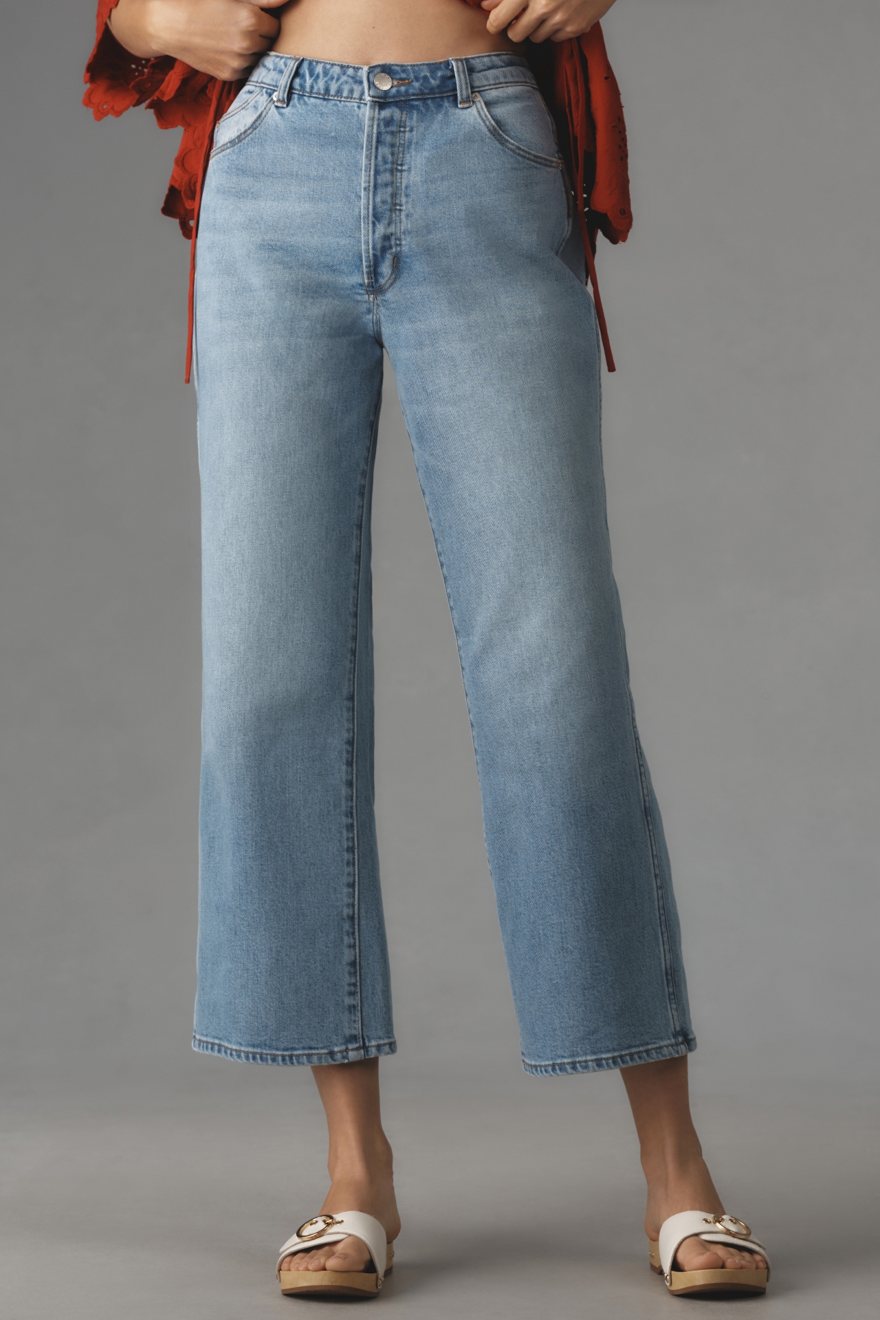 Rolla's Classic High-Rise Crop Flare Jeans