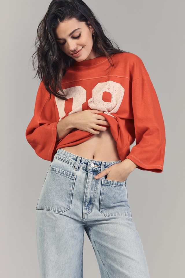 Rollas Sailor High-Rise Crop Wide Leg Jeans #3