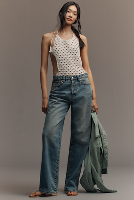 Rolla's Super Loose Low-rise Baggy Jeans In Blue