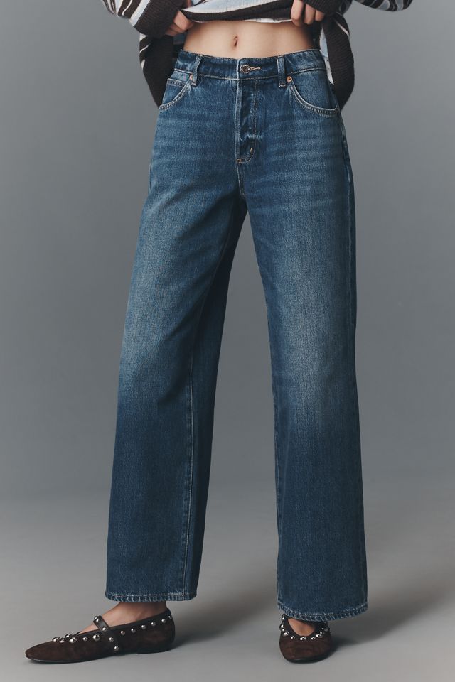 Rolla's Kate Baggy High-Rise Wide-Leg Jeans #1