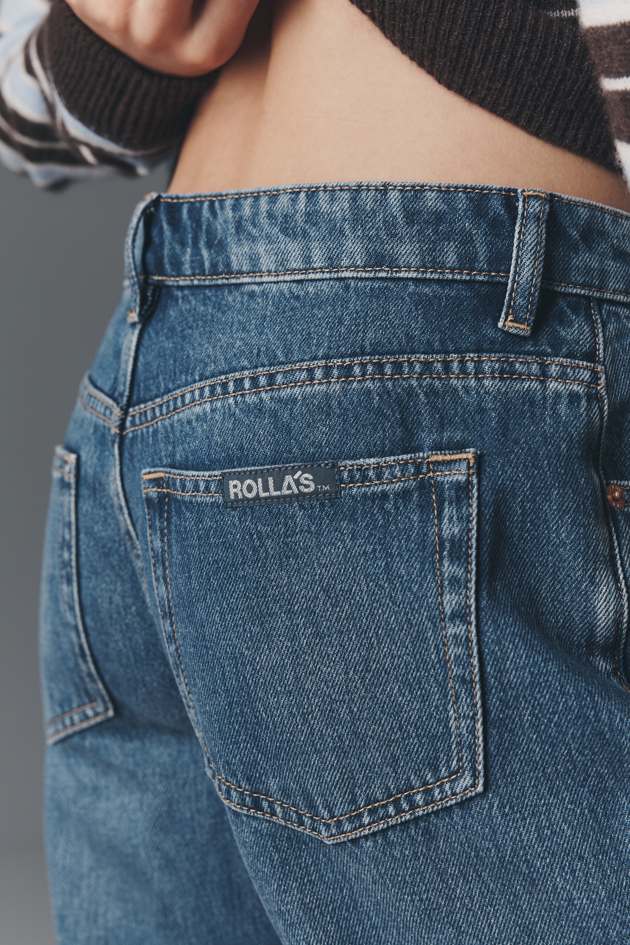 Rolla's Kate Baggy High-Rise Wide-Leg Jeans
