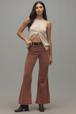 Rolla's Eastcoast High-rise Flare Jeans In Brown