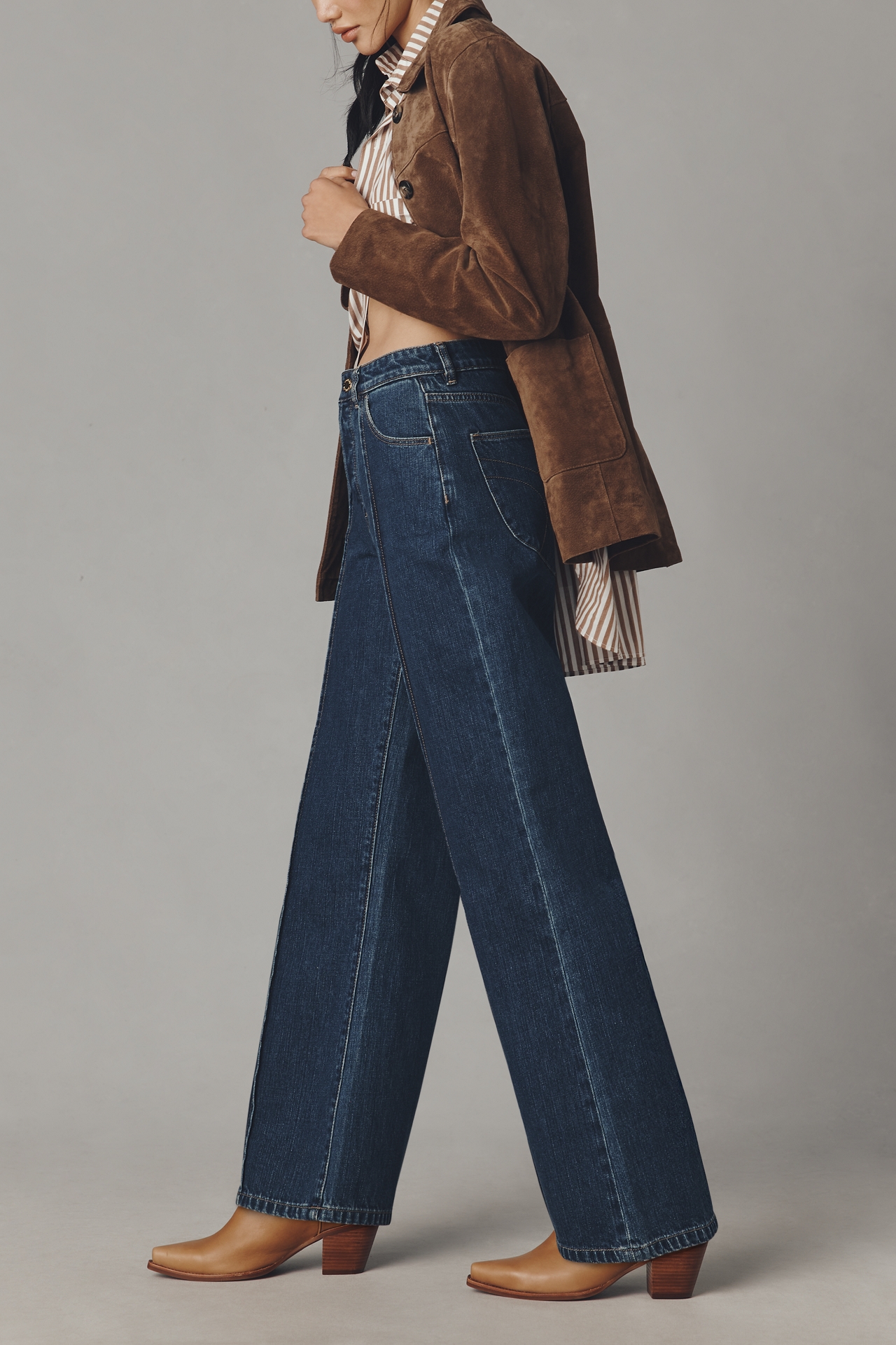 Rolla's Sailor Scoop High-Rise Wide-Leg Jeans
