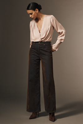 Rolla's Rollas Sailor High-rise Relaxed Jeans In Brown