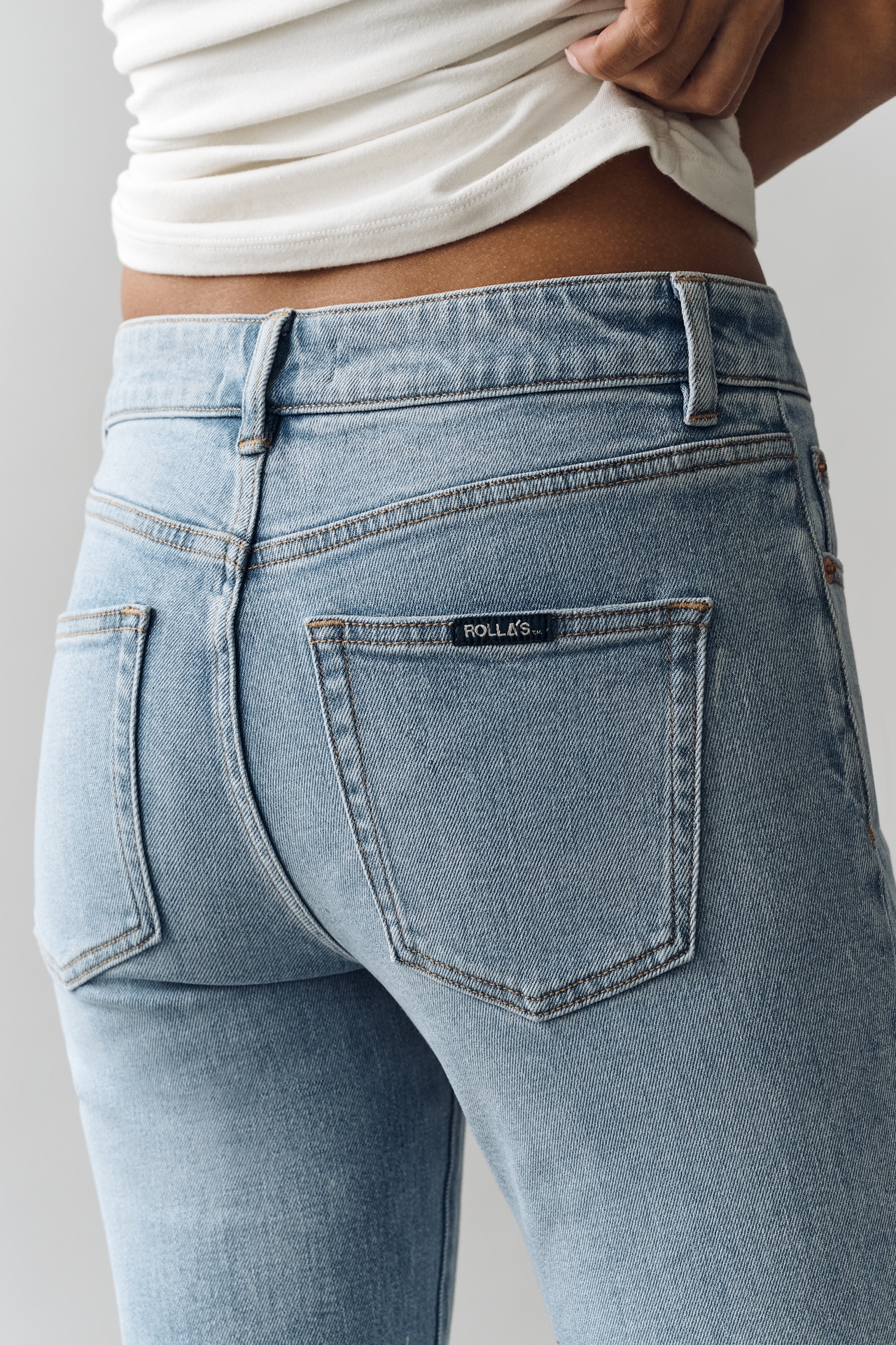 Rolla's Downtown Low-Rise Flare Jeans