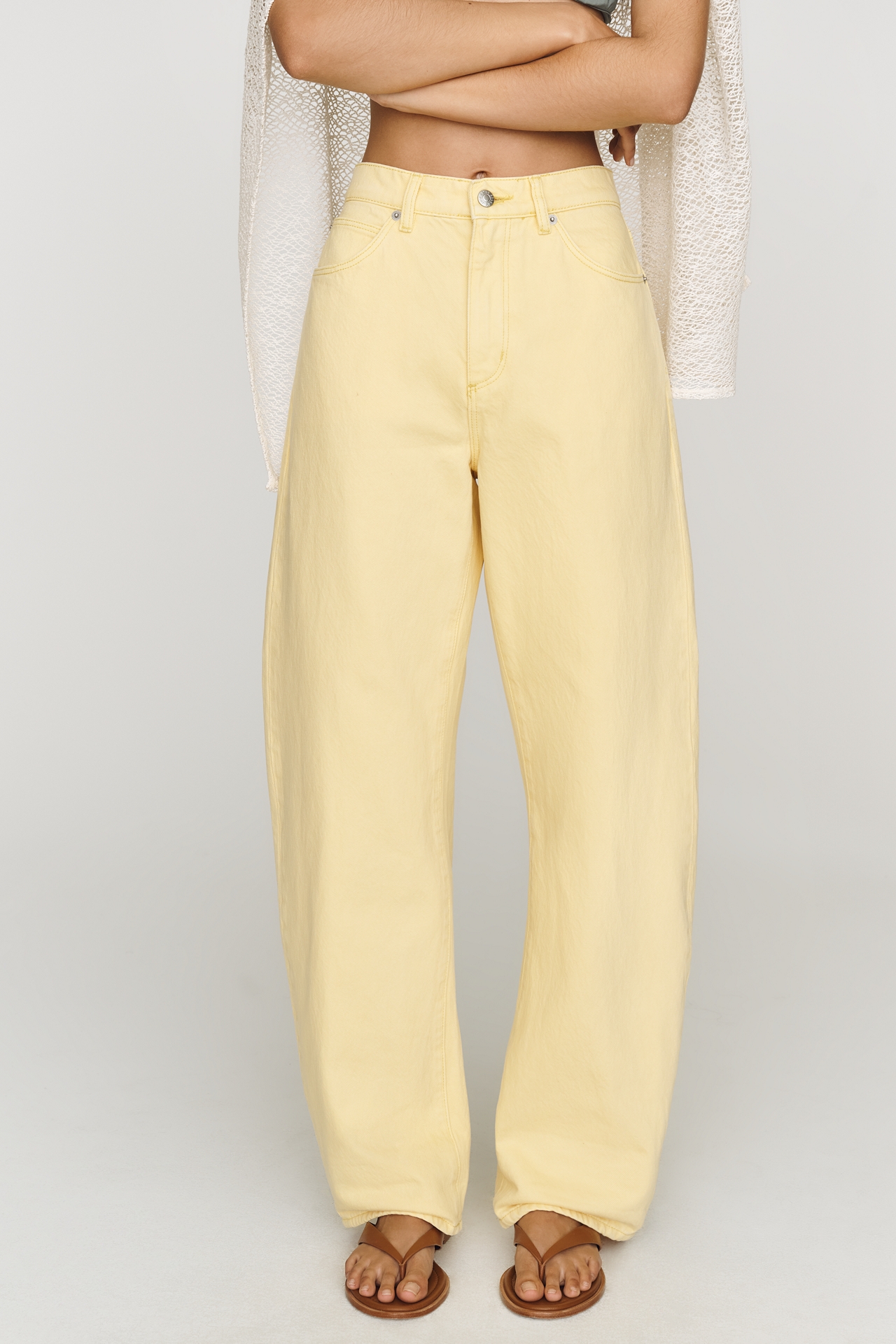 Rolla's Arc High-Rise Barrel Jeans