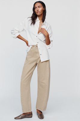 ROLLAS High-Rise Barrel Leg Jeans