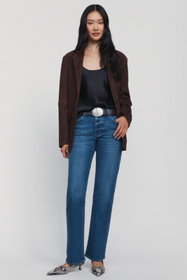 Rolla's Meg Mid Rise Straight Leg Jeans by Anthropologie