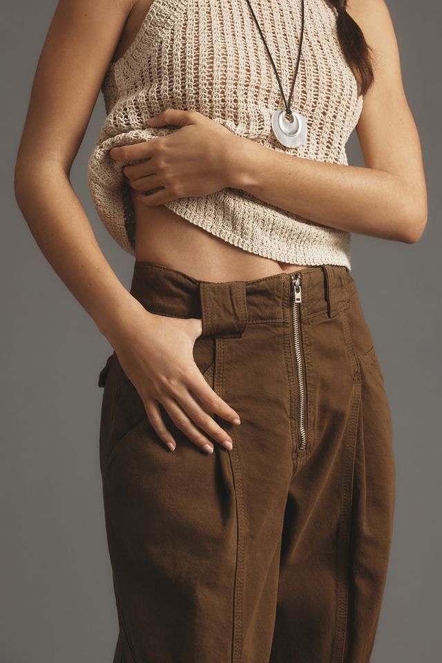 Ética Zoya High-Rise Utility Tapered Jeans #3