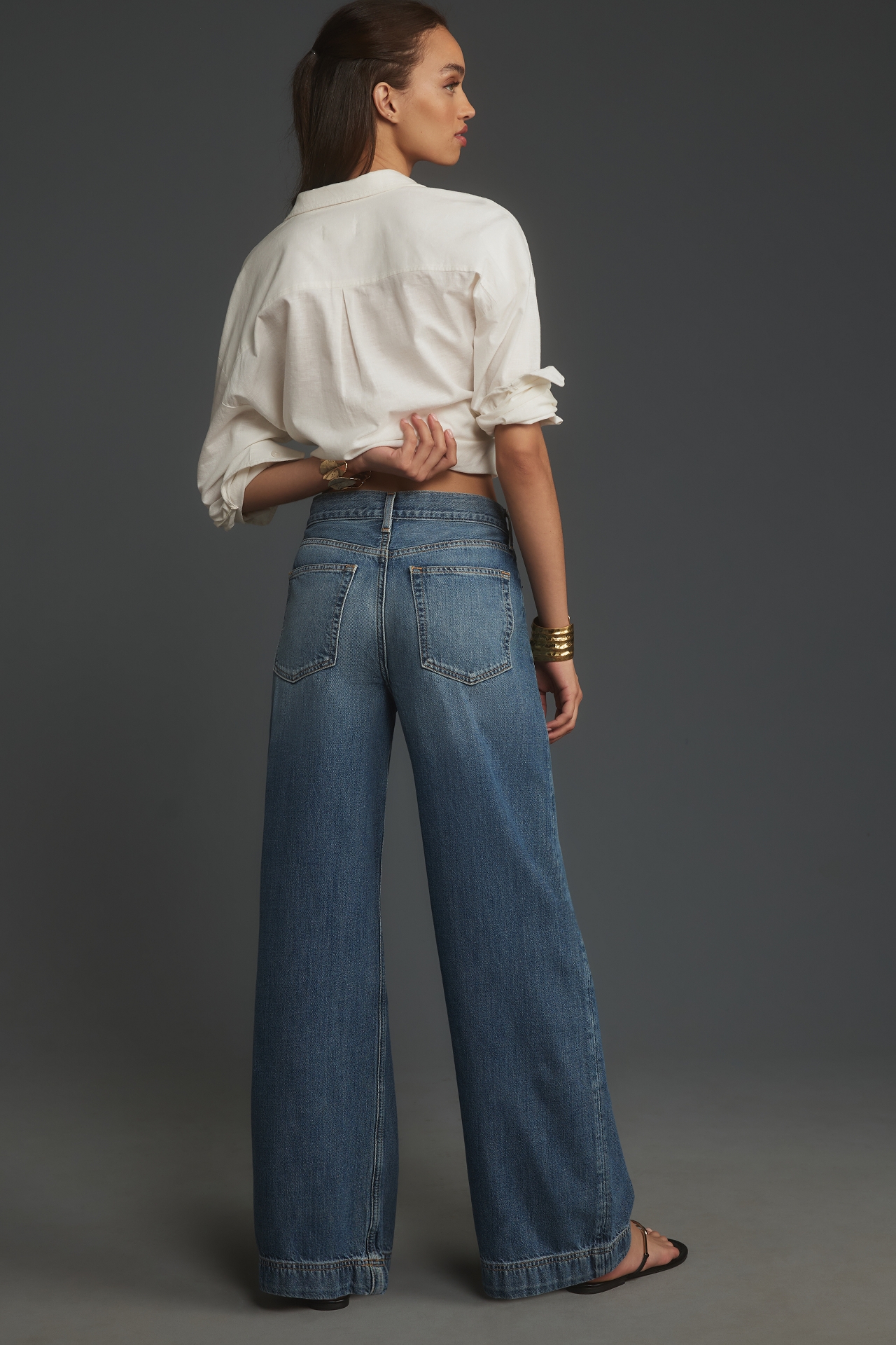 Ética Devon Mid-Rise Wide-Leg Jeans