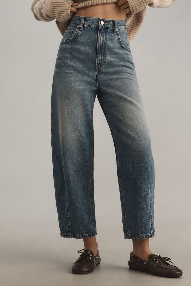 Ética Iris High-Rise Relaxed Tapered Barrel Jeans #1