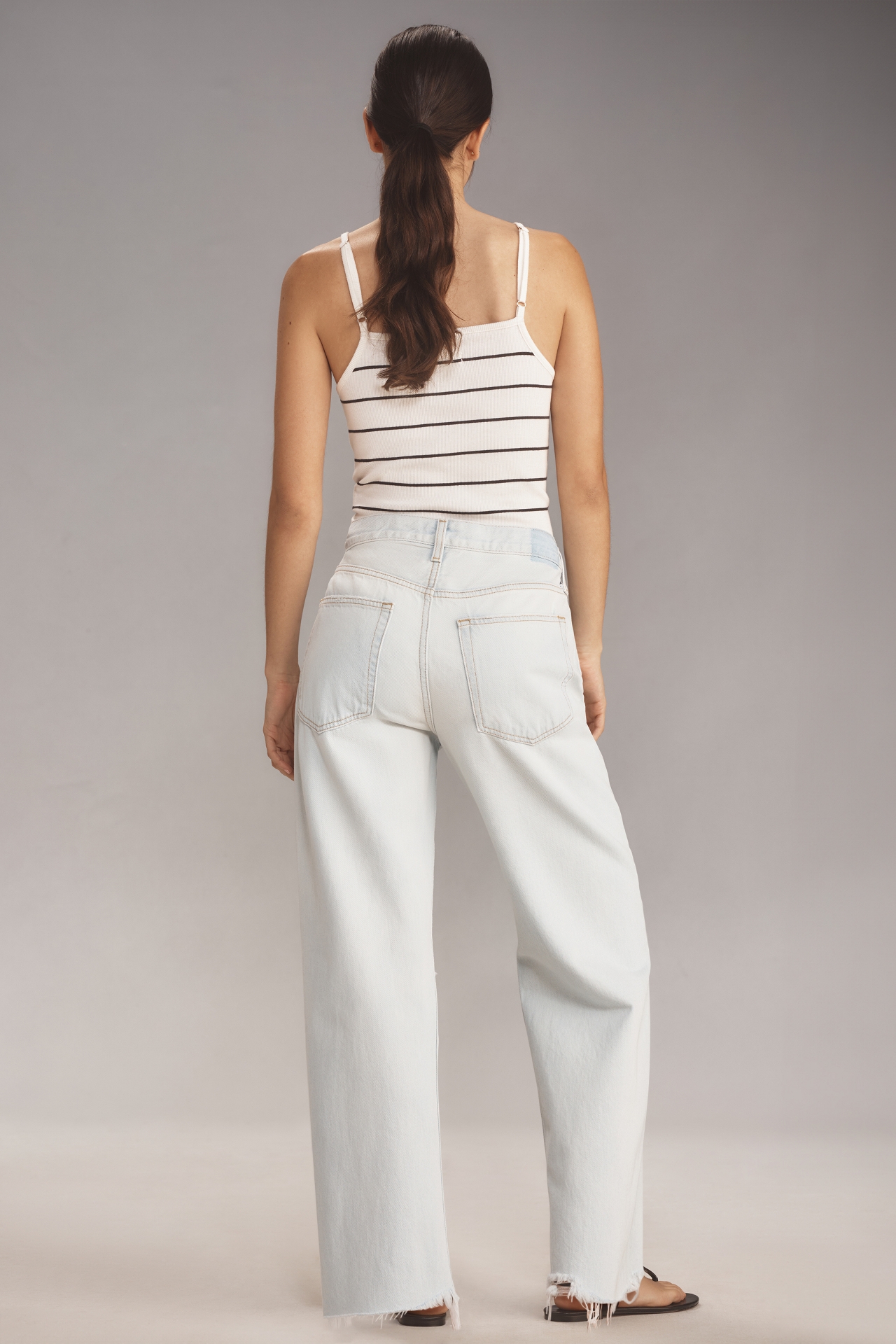 Ética Altin High-Rise Loose-Fit Crop Jeans