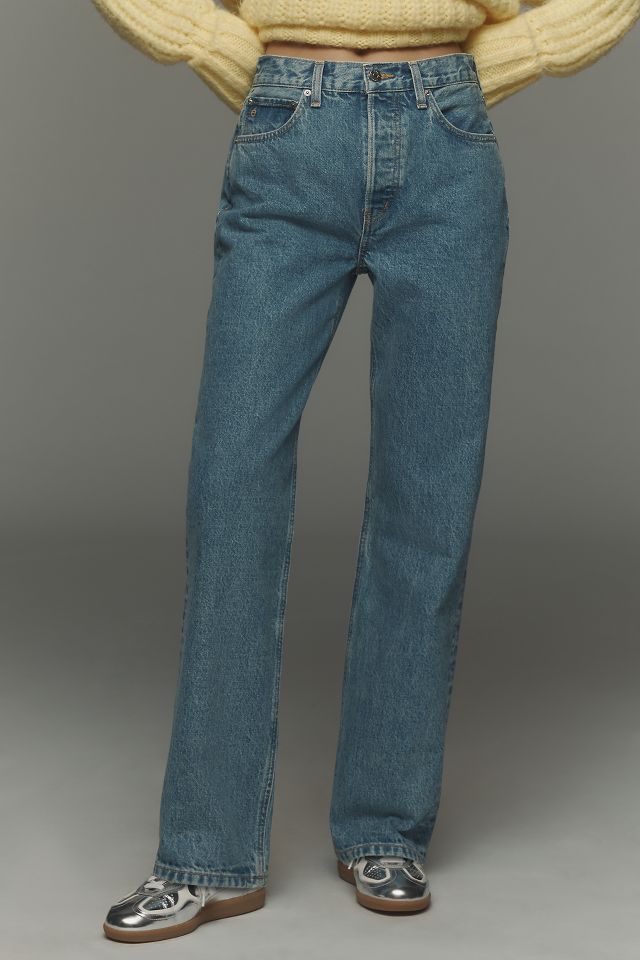 Anthropologie Maeve Gardenia Ultra High-Rise Slim Straight Jeans New outlet 25