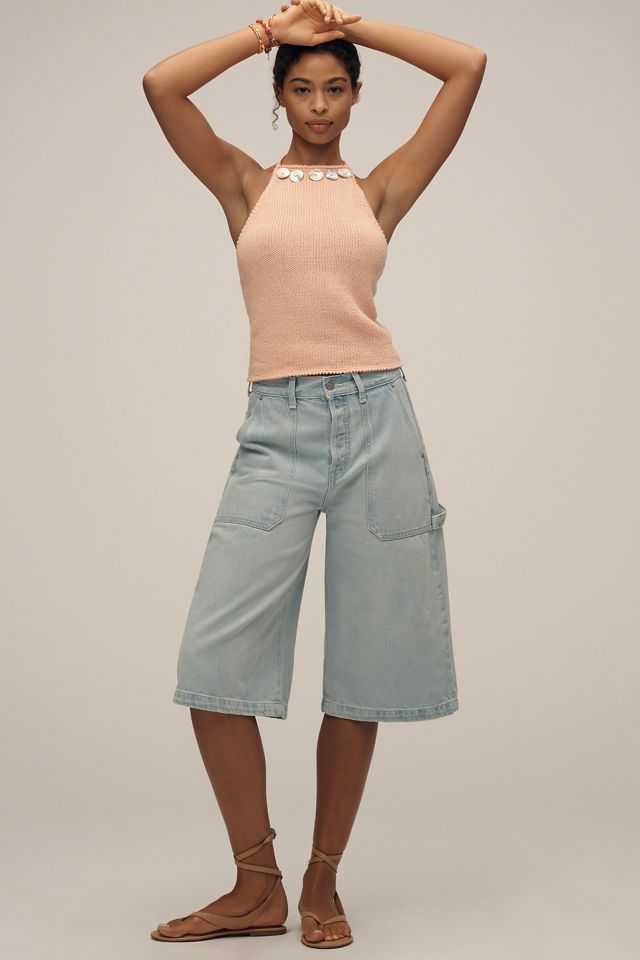 Ética Cedar Mid-Rise Utility Culotte Pants #1