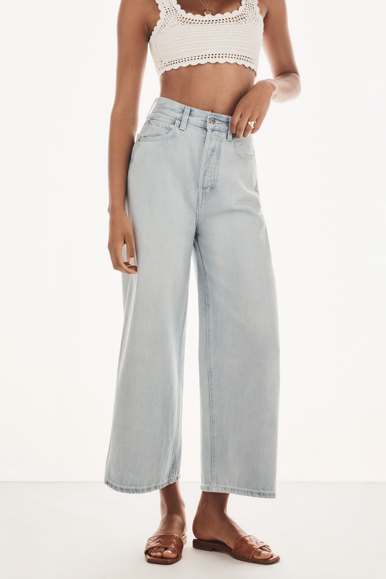 Ética Marley Ultra High-Rise Baggy Wide-Leg Jeans