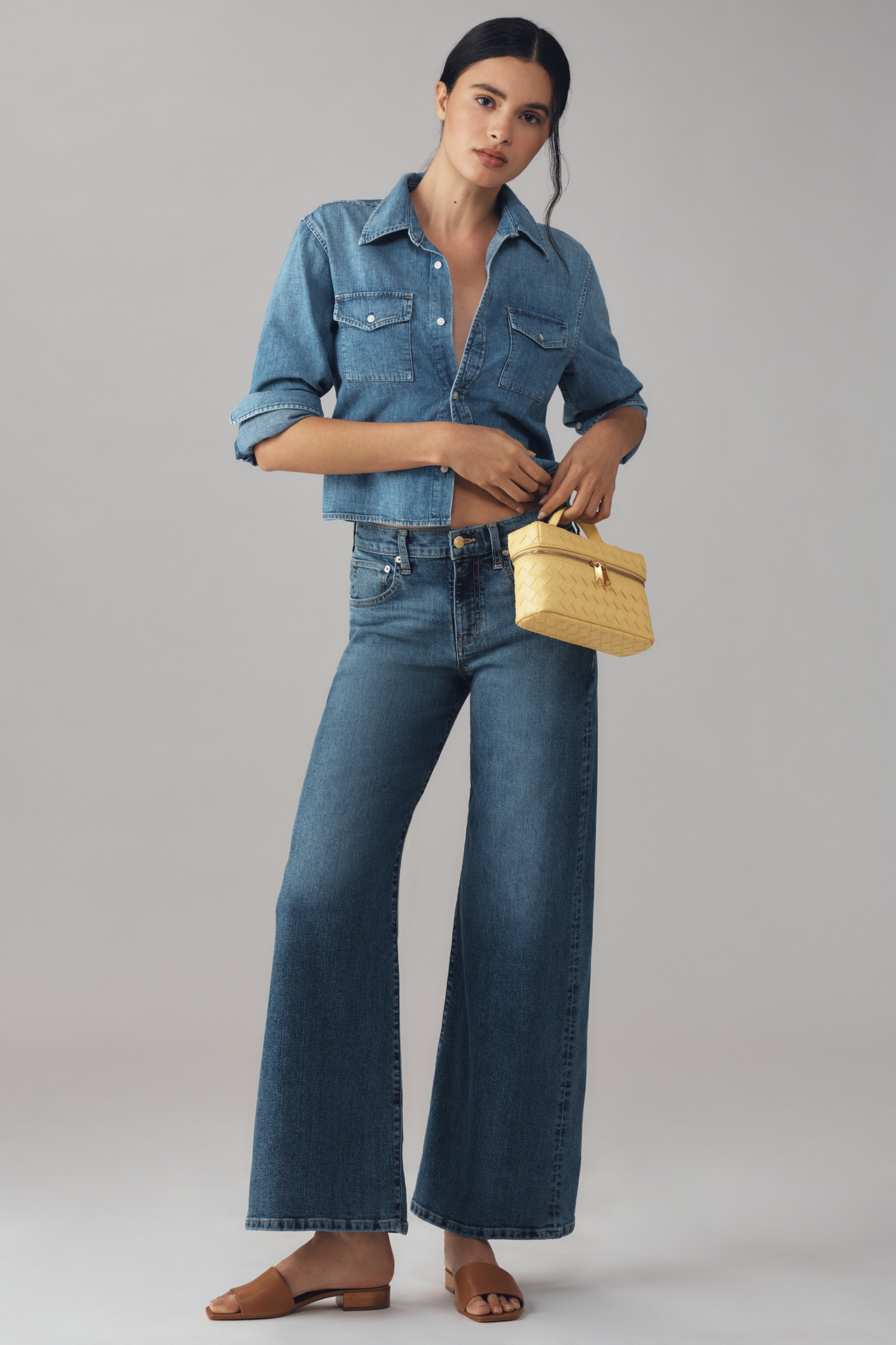 Ética Romi Mid-Rise Wide-Leg Jeans