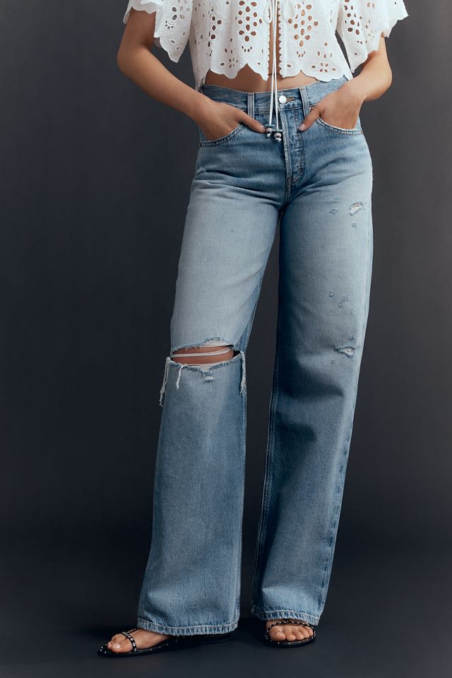 Ética Stanton Mid-Rise Relaxed Wide-Leg Jeans #2