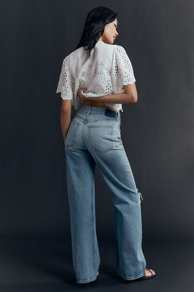 Ética Stanton Mid-Rise Relaxed Wide-Leg Jeans #4