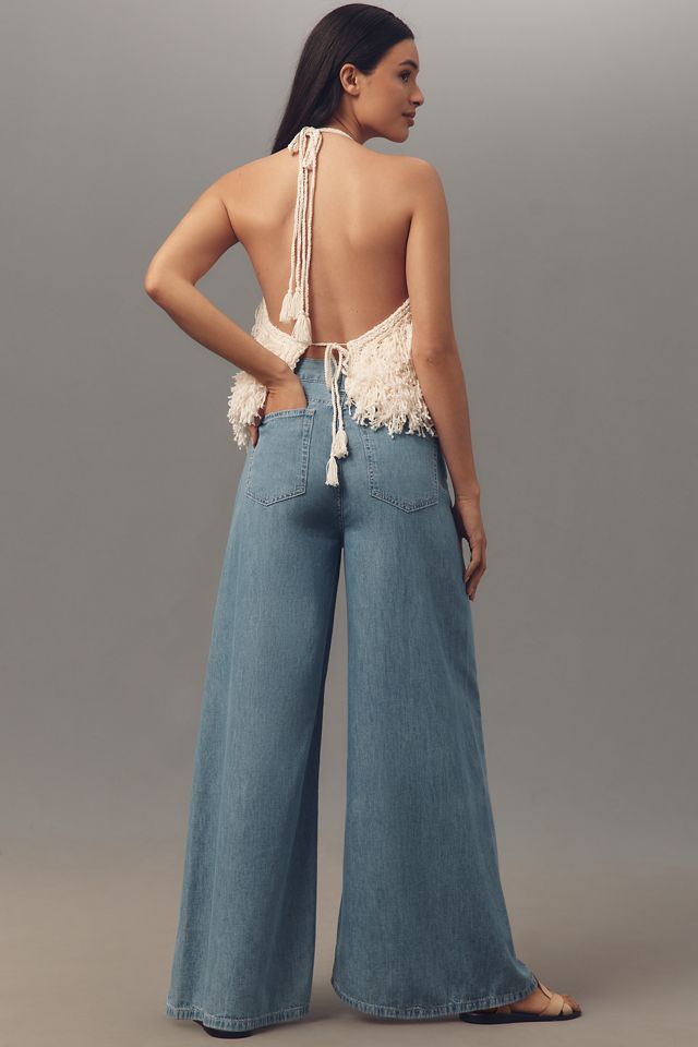 Ética Lauren High-Rise Wide-Leg Jeans #4