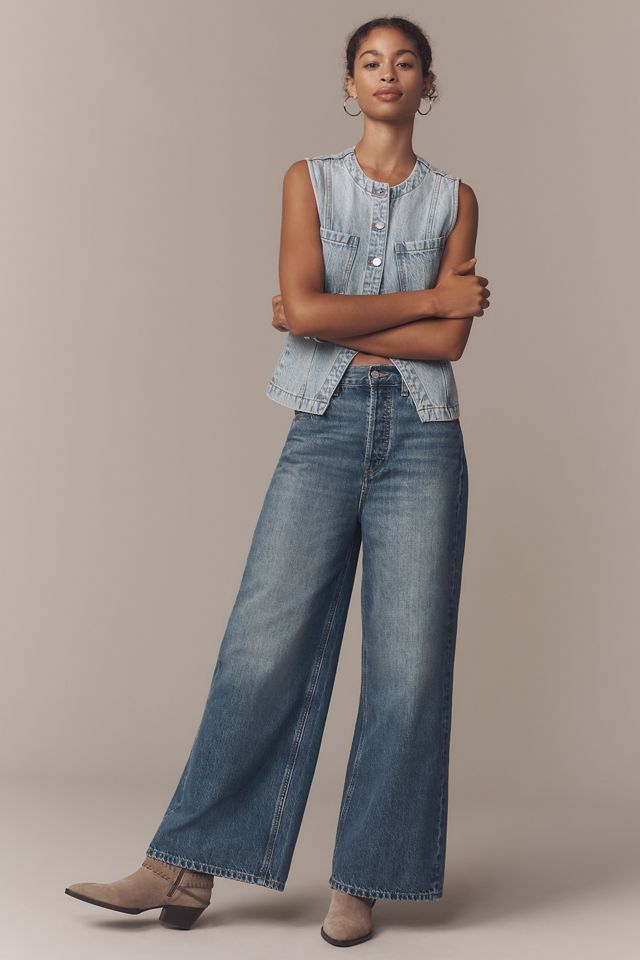 Ética Marley High-Rise Wide-Leg Jeans #3