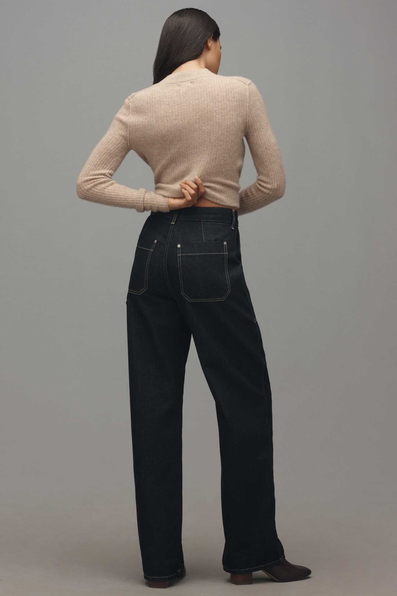Ética Anson Utility High-Rise Barrel Jeans