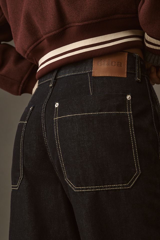 Ética Anson Utility High-Rise Barrel Jeans #3