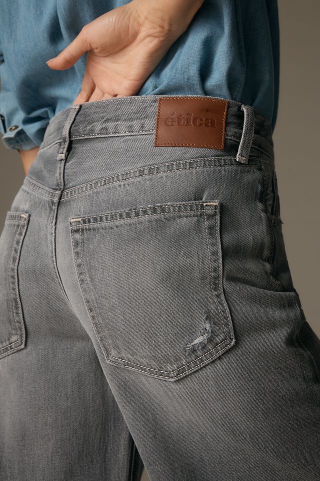 Etica Aaliyah Low-Rise Wide-Leg Jeans #3