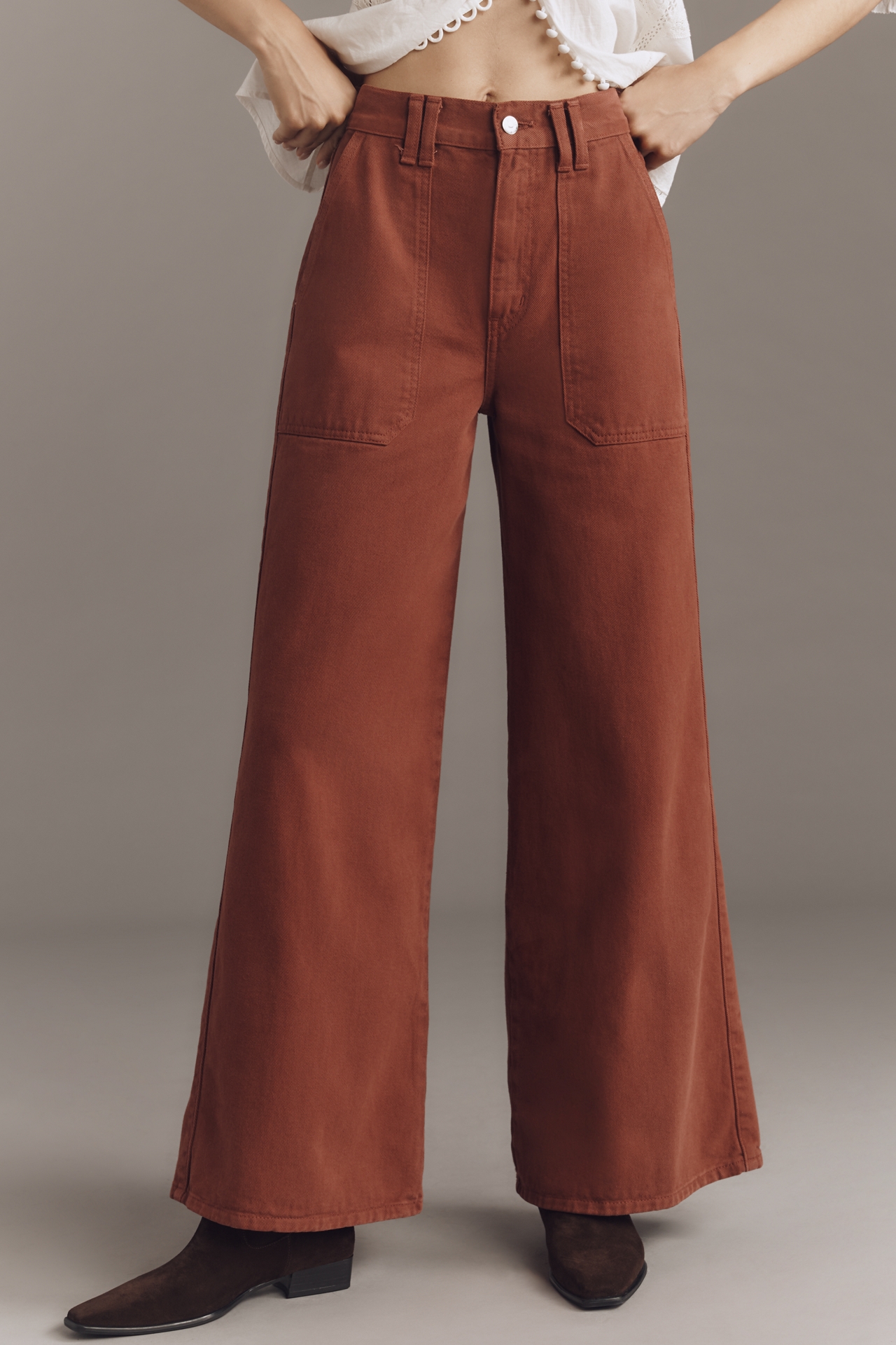 Etica Matis High-Rise Ultra Wide Leg Jeans