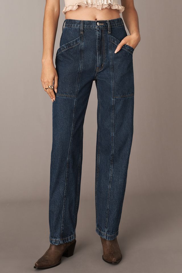 Ética Ellie High-Rise Utility Barrel Jeans #1