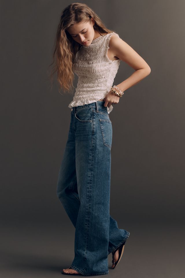Etica Ella Low-Rise Wide-Leg Jeans #2