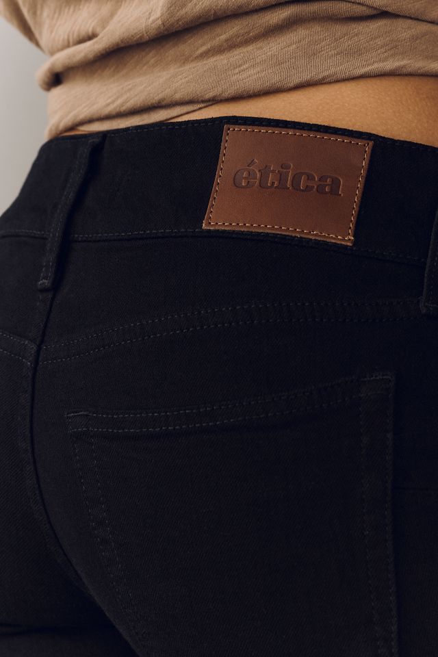 Etica Missy Low-Rise Bootleg Jeans #3