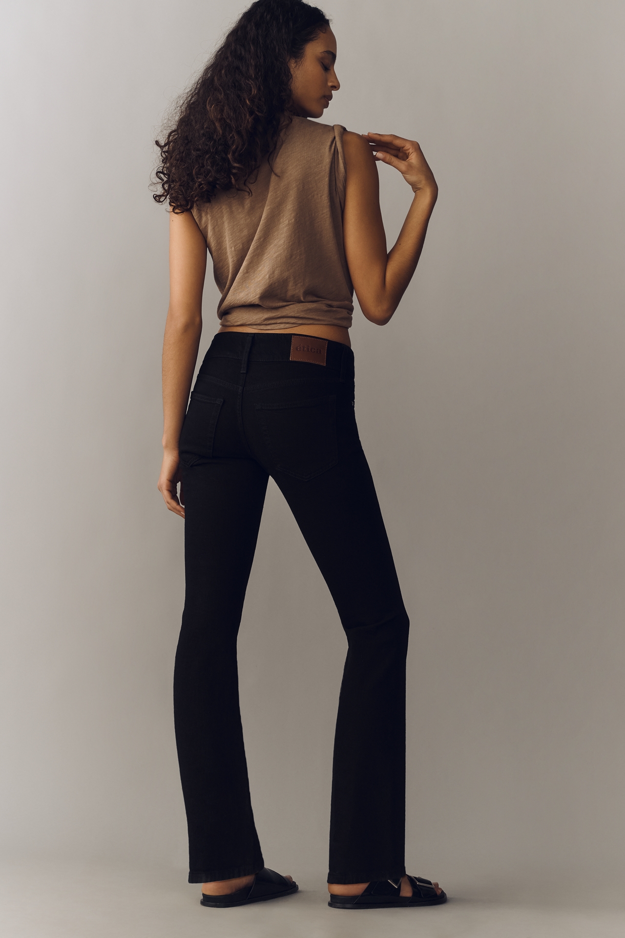 Etica Missy Low-Rise Bootleg Jeans