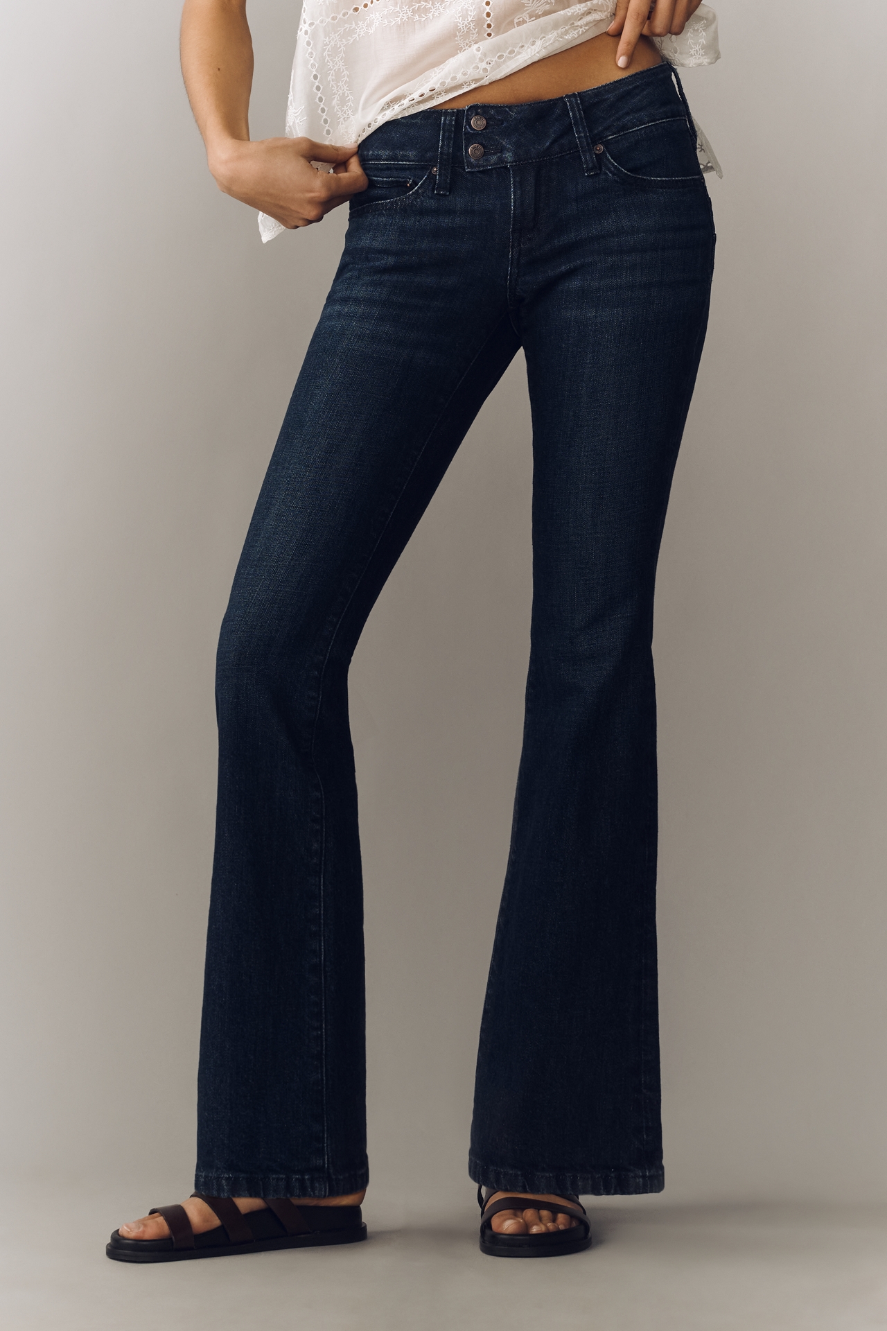 Etica Missy Low-Rise Bootleg Jeans