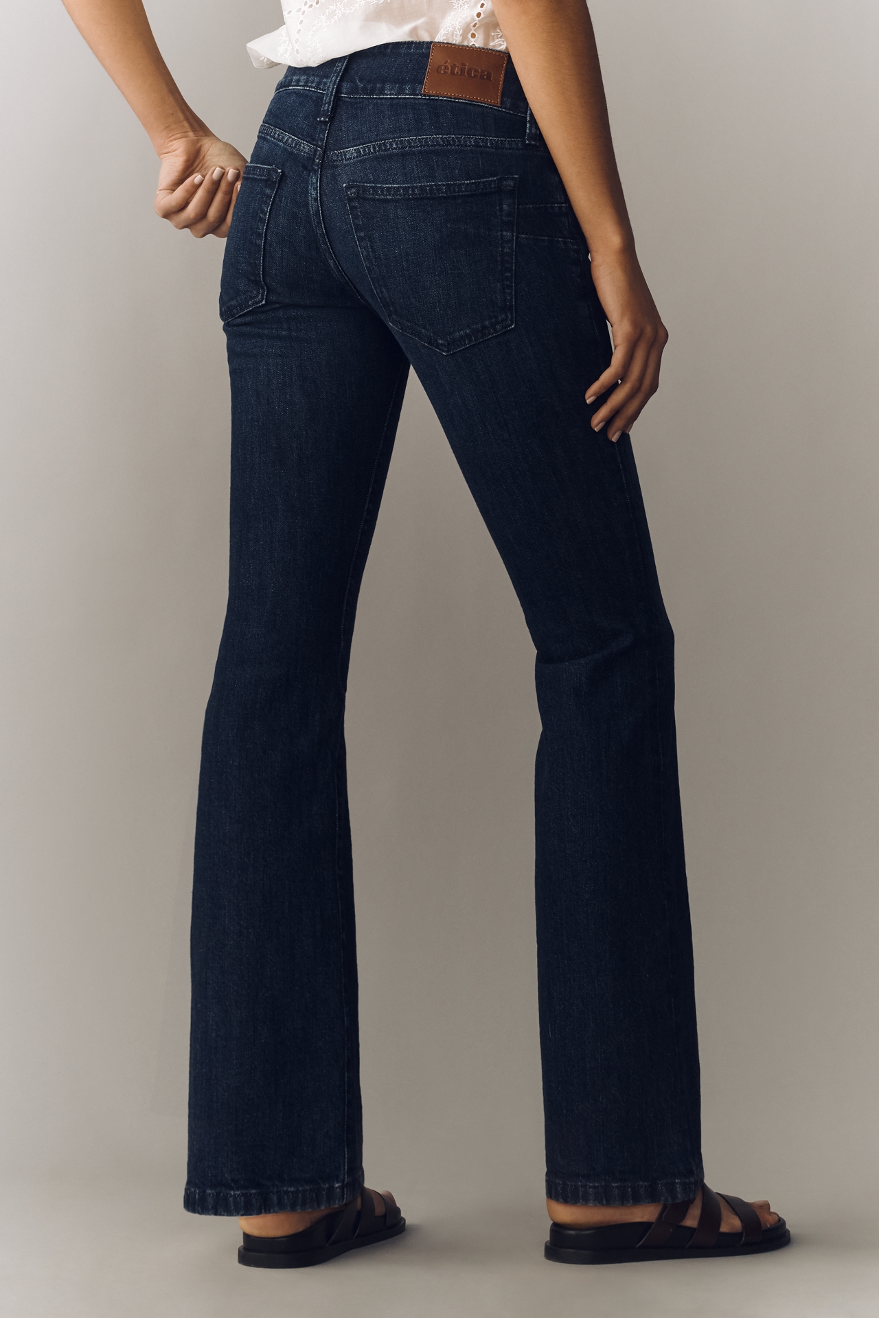 Etica Missy Low-Rise Bootleg Jeans