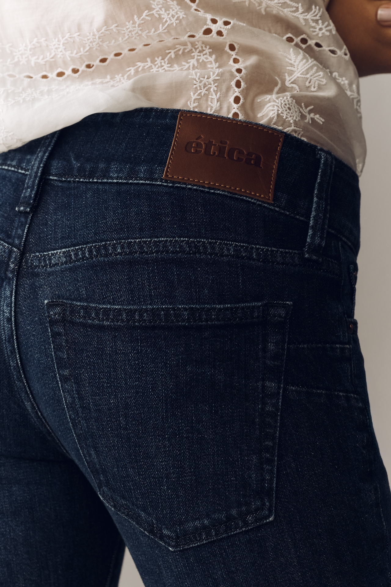 Etica Missy Low-Rise Bootleg Jeans