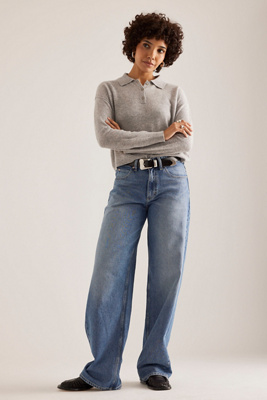 Jeans Rider coupe droite ample en , taille: 28 chez Anthropologie - Lee - Modalova