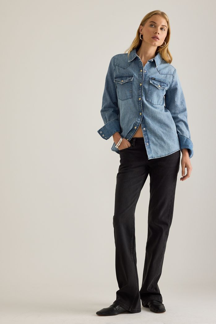 Lee Jessica Low-Rise Bootcut Jeans
