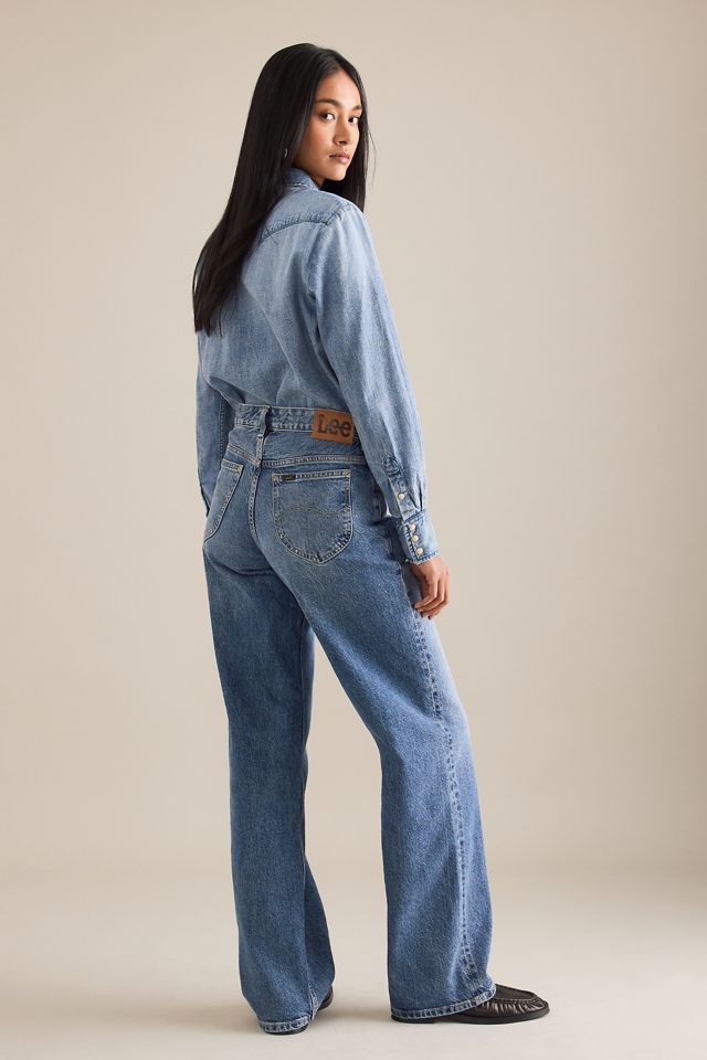Jeans Lee Rider coupe droite ample #1