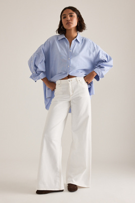 Lee Hope Mid-Rise Wide-Leg Jeans