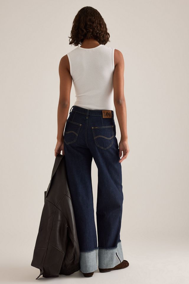 Jeans Lee Stella Xion a Vita Alta e Gamba Larga #8