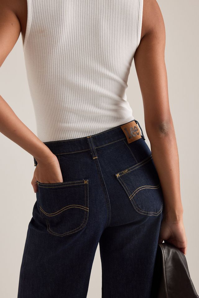 Jeans Lee Stella Xion a Vita Alta e Gamba Larga #9