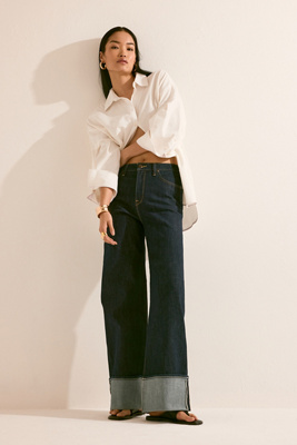 Lee Stella Xion High-Rise Wide-Leg Jeans
