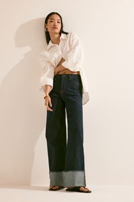 Jeans Lee Stella Xion de Tiro Alto y Pierna Ancha