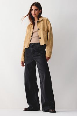 Jeans Lee Stella de Tiro Alto y Pierna Ancha